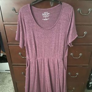 Torrid Super Soft Midi Dress with Pockets